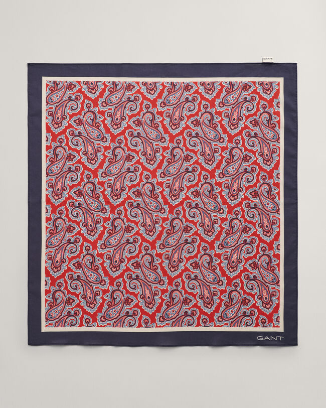 Baumwoll Halstuch mit Paisley-Muster