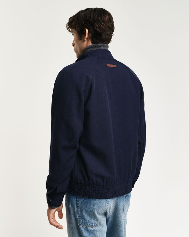 Harrington Jacke aus Wollgemisch