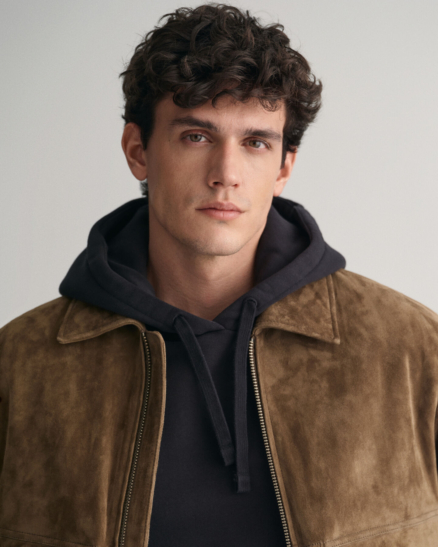 Fliegerjacke aus Veloursleder