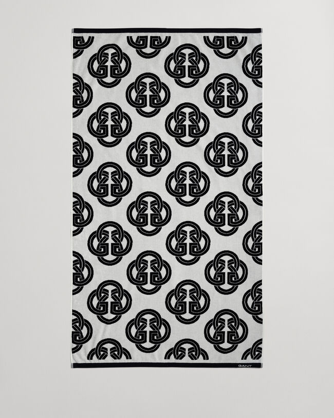 Monogram Strandtuch mit Print