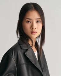 Blazerjacke aus Leder