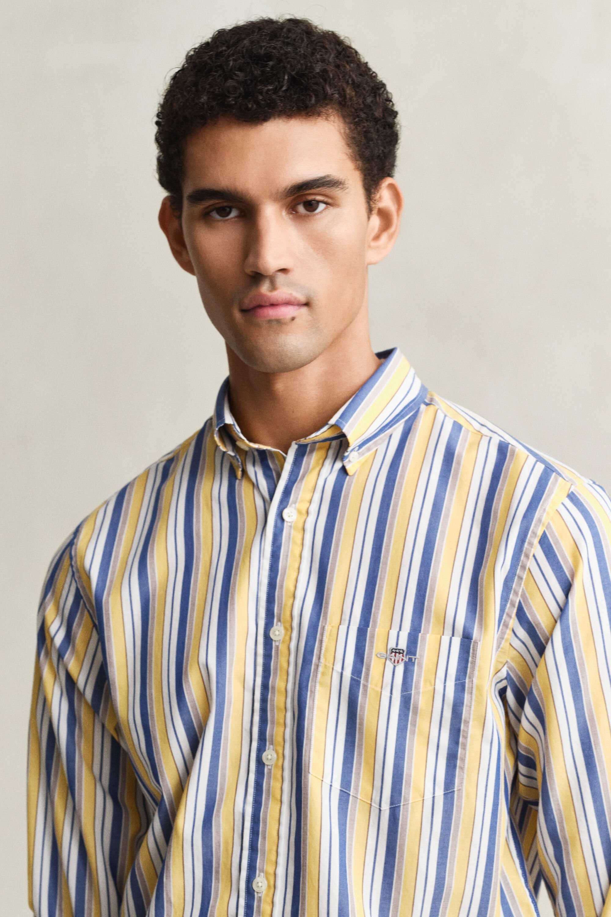 Regular Fit Striped Poplin Shirt