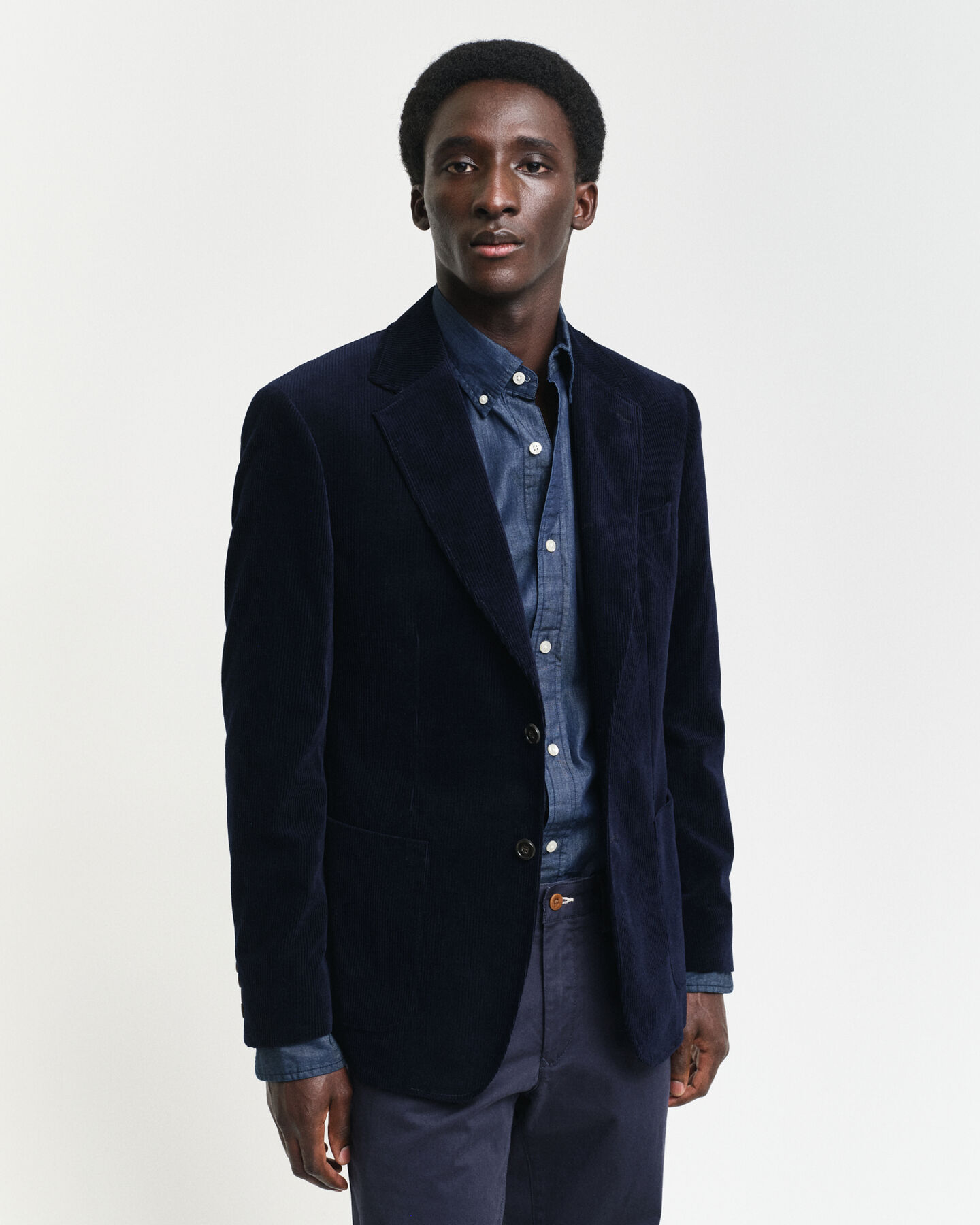 Slim Fit Anzugsakko aus Cord