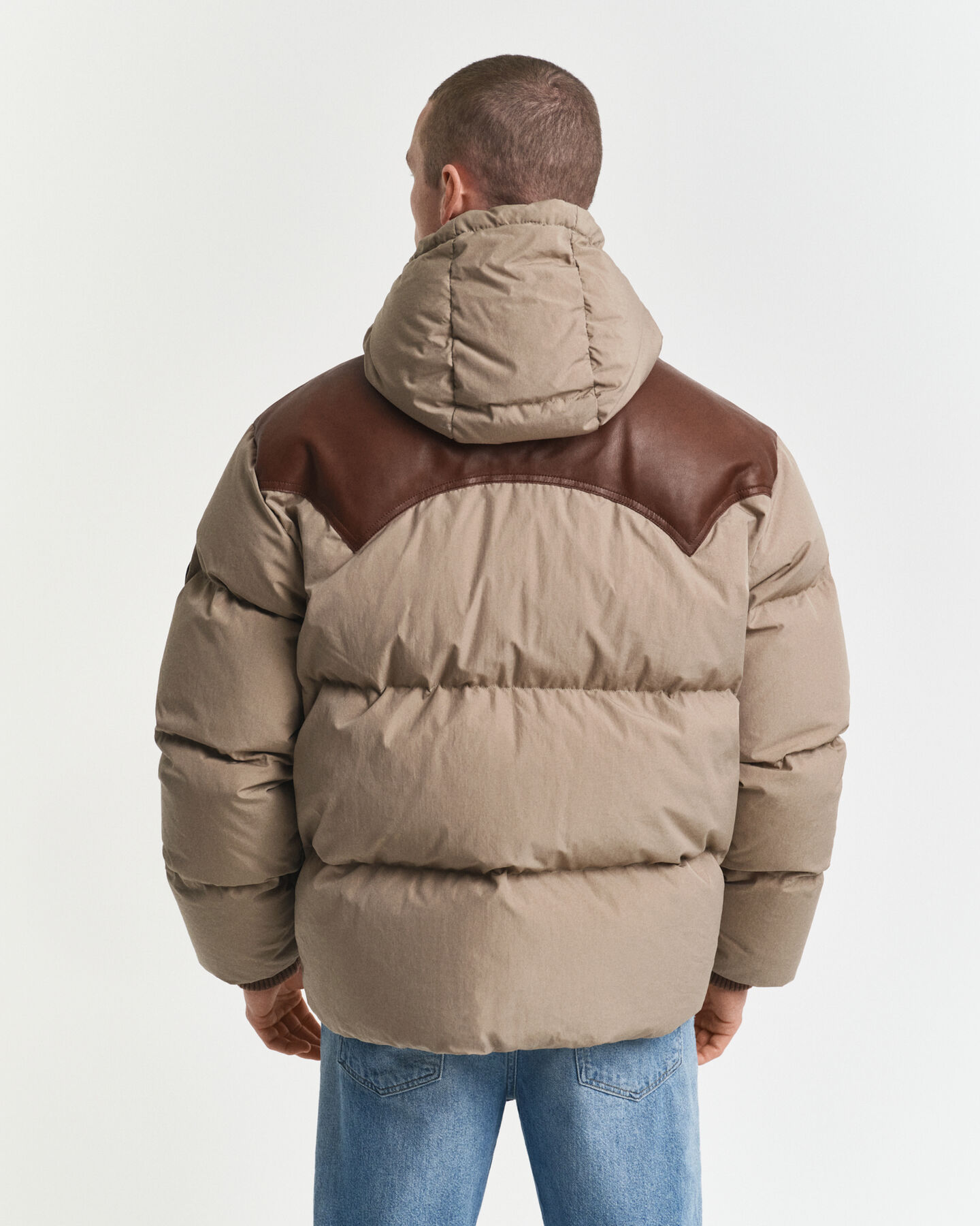 Baumwoll Parka mit Gänsedaunenfüllung