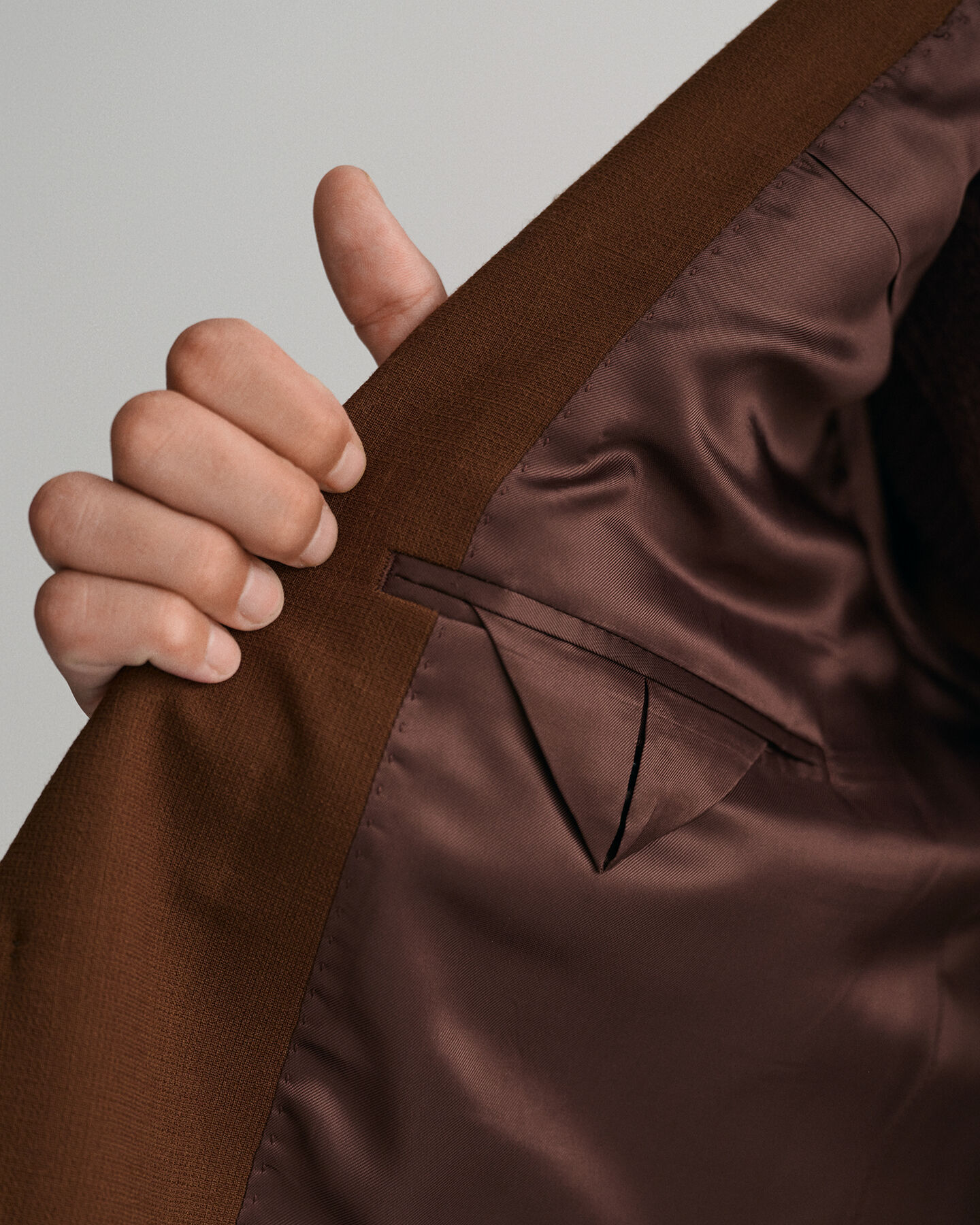 Oversized Wollkrepp Anzugsakko