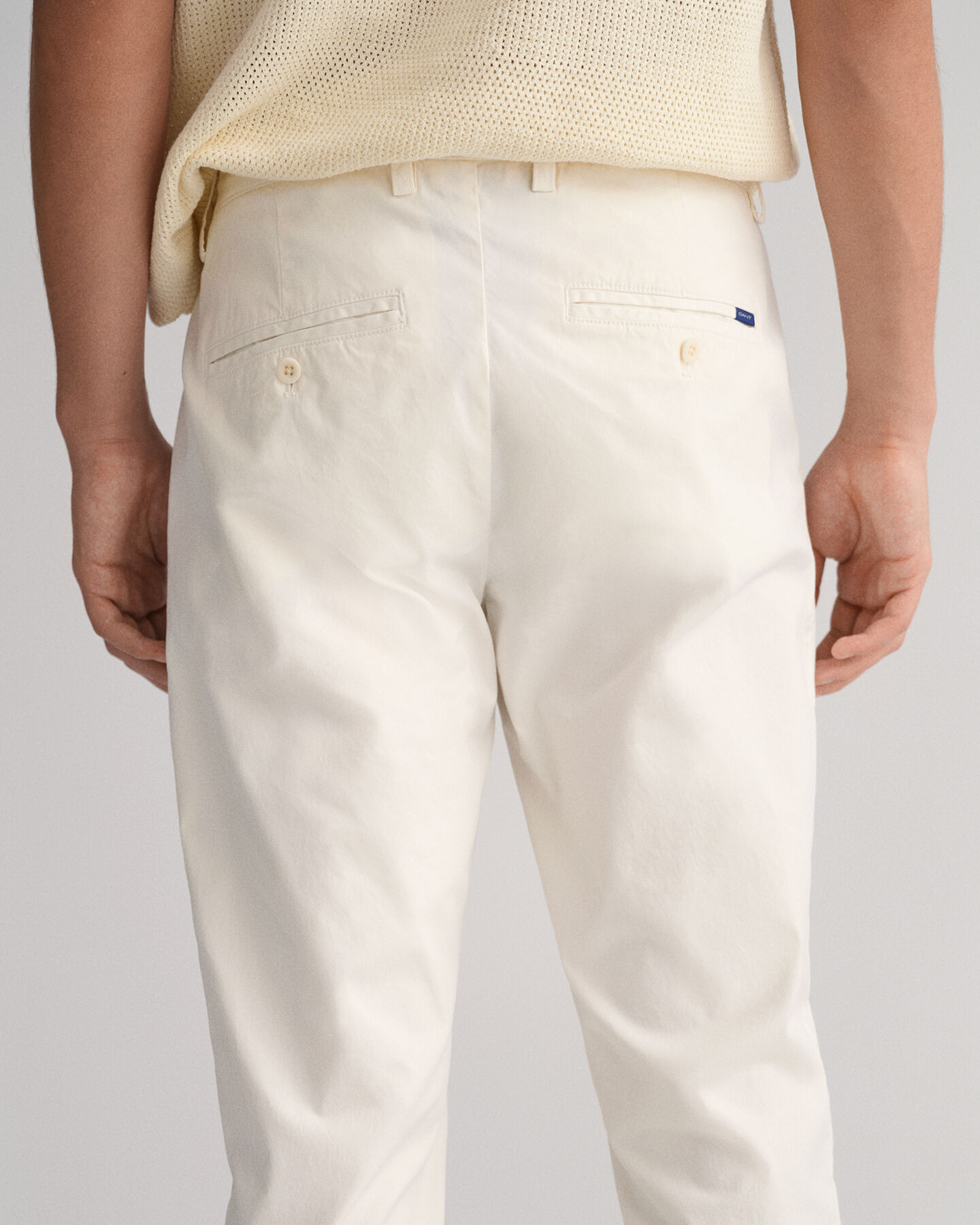 Hallden Slim Fit Sunfaded Chinohose