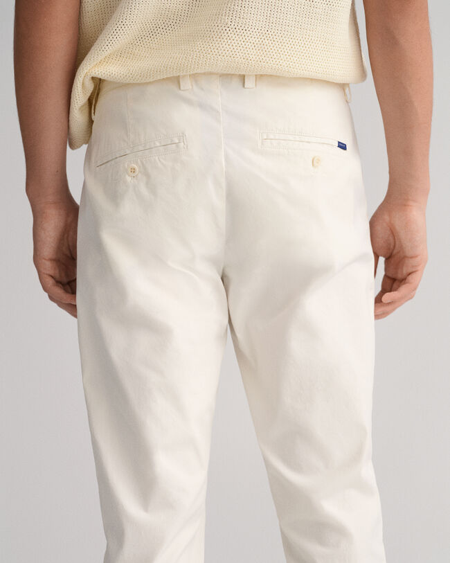 Hallden Slim Fit Sunfaded Chinohose