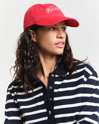 Breton Striped Piqué Langarm-Poloshirt