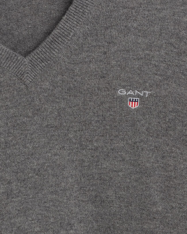 V-Neck Pullover aus Super Fine Lambswool