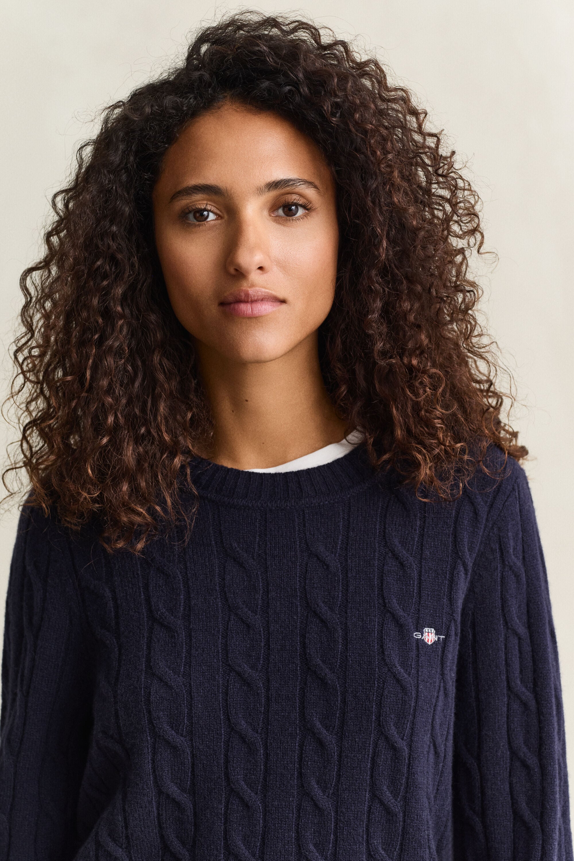 Zopfstrickpullover aus Lambswool