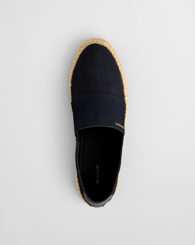Raffiaville Espadrille aus Leinen
