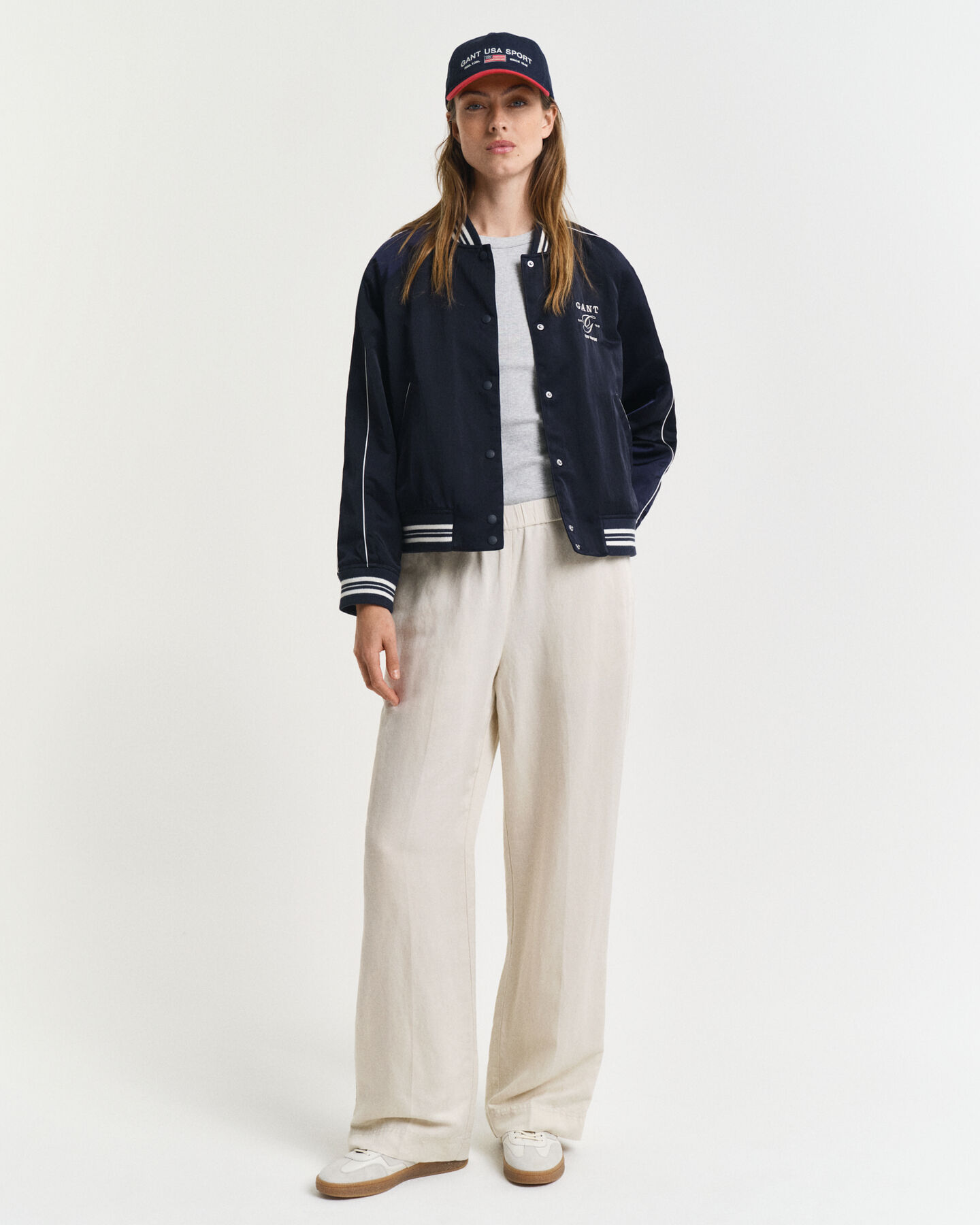 Relaxed Fit Leinenmix Pull-On Hose
