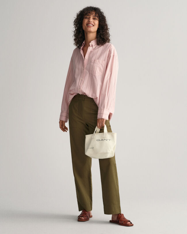 Oversized Luxury Oxford Bluse mit Streifen