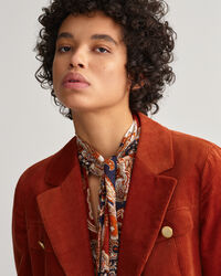 Schmale Blazerjacke aus Cord