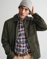 Stückgefärbte Hemdjacke