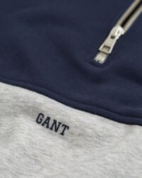 Teens Sweatshirt mit Reißverschluss-Kragen und Blockfarbendesign