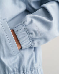 Bomberjacke aus Leinenmischung