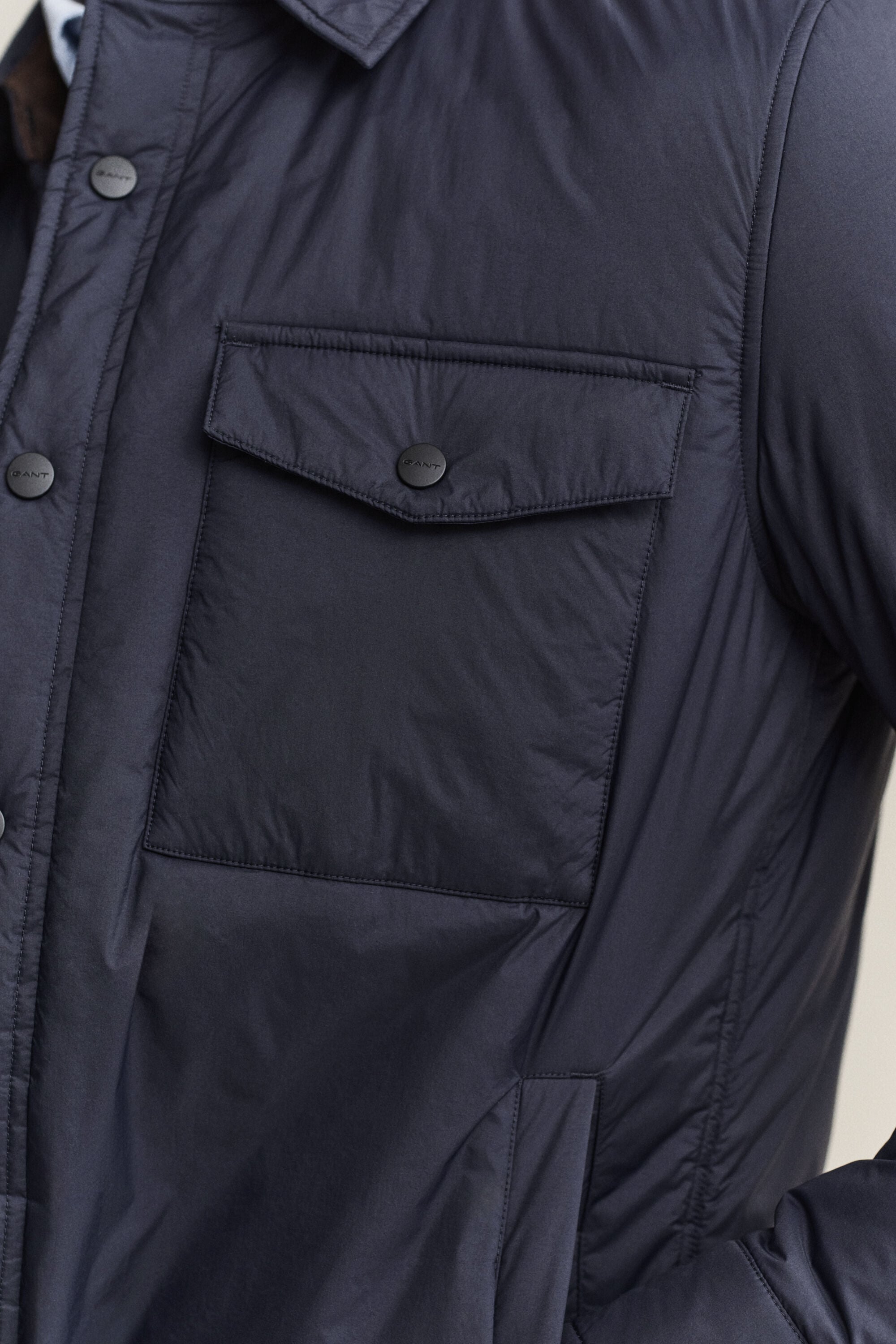 Camicia giacca imbottita leggera
