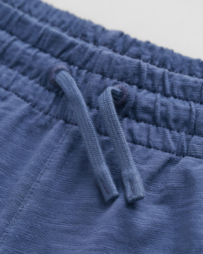 Teens Shield Shorts aus Baumwoll-Flammgarn