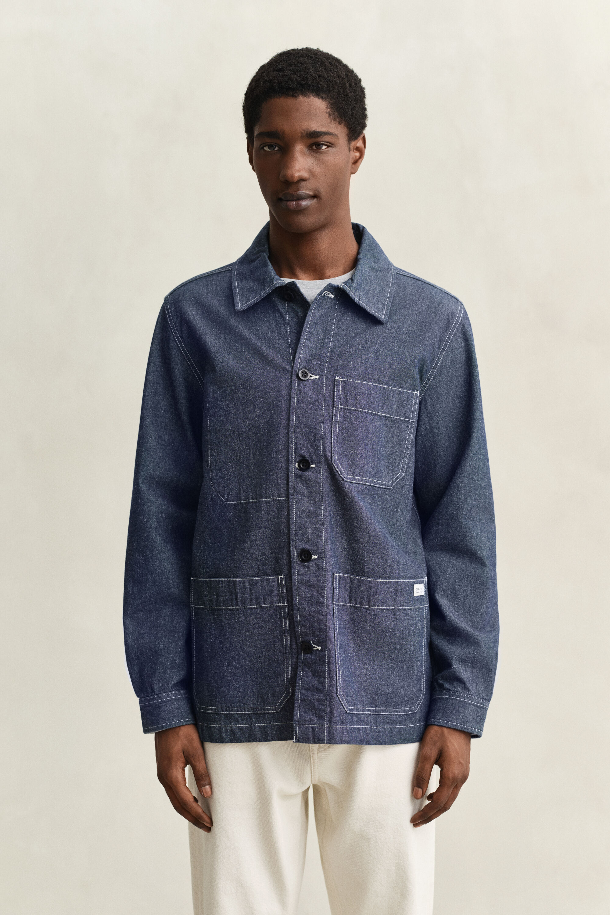 Camicia giacca chambray