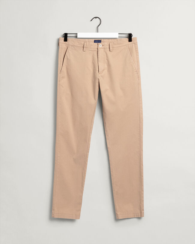 Hallden Slim Fit Sunfaded Chinohose