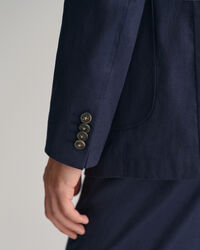 Baumwoll Leinen Anzugsakko