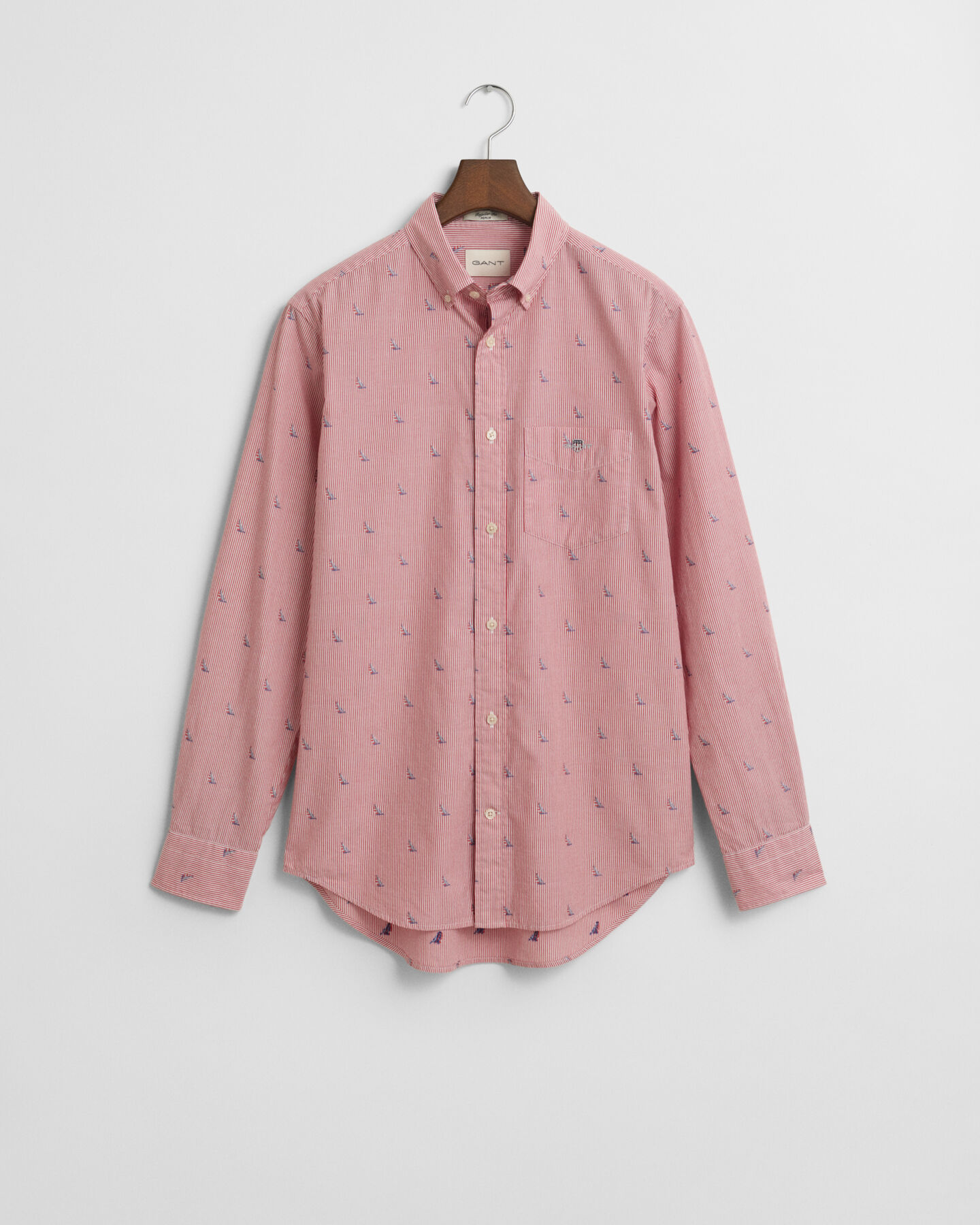 Regular Fit Sailing Fil Coupé Hemd