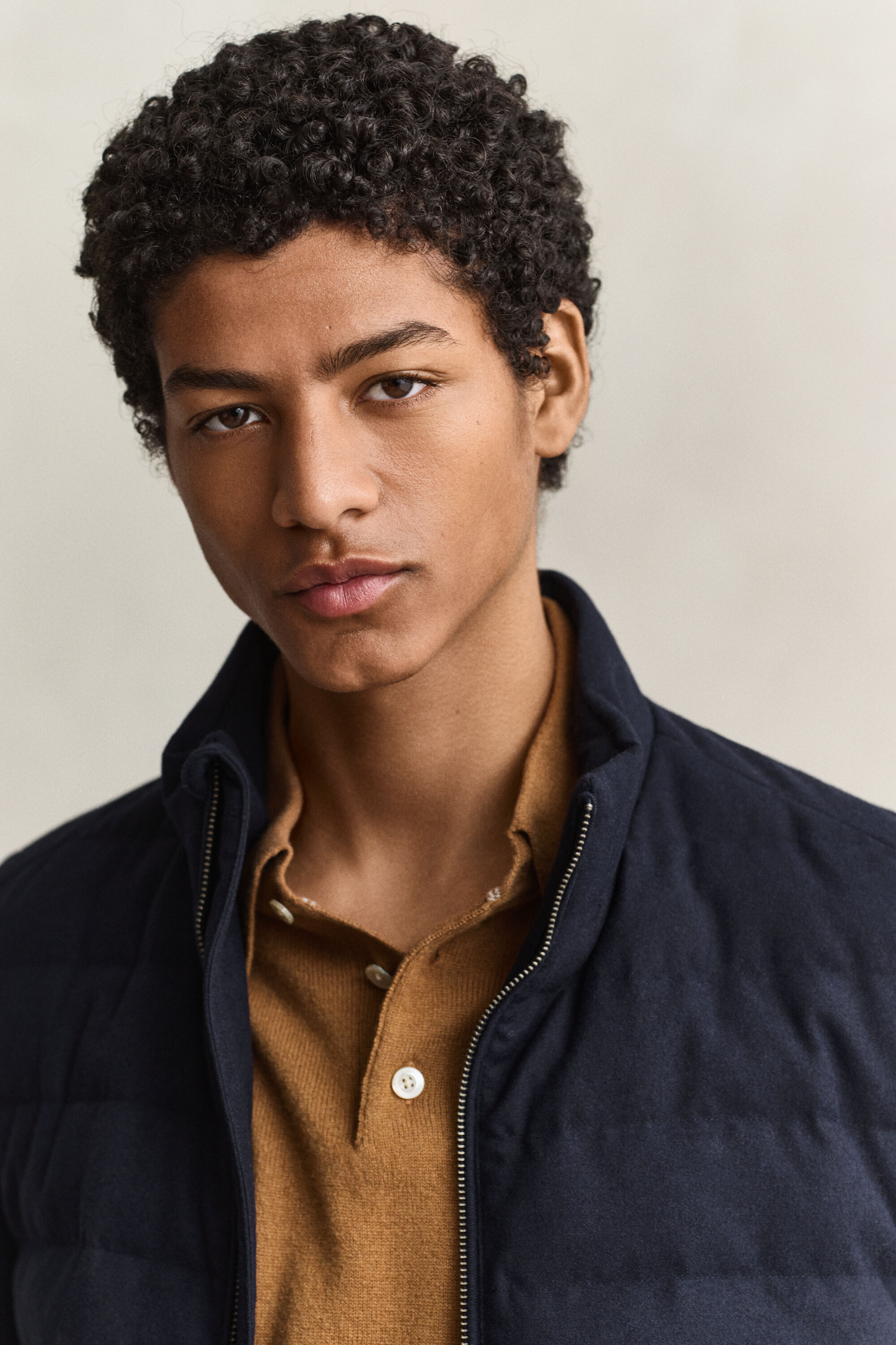 Veste en flanelle avec rembourrage mixte