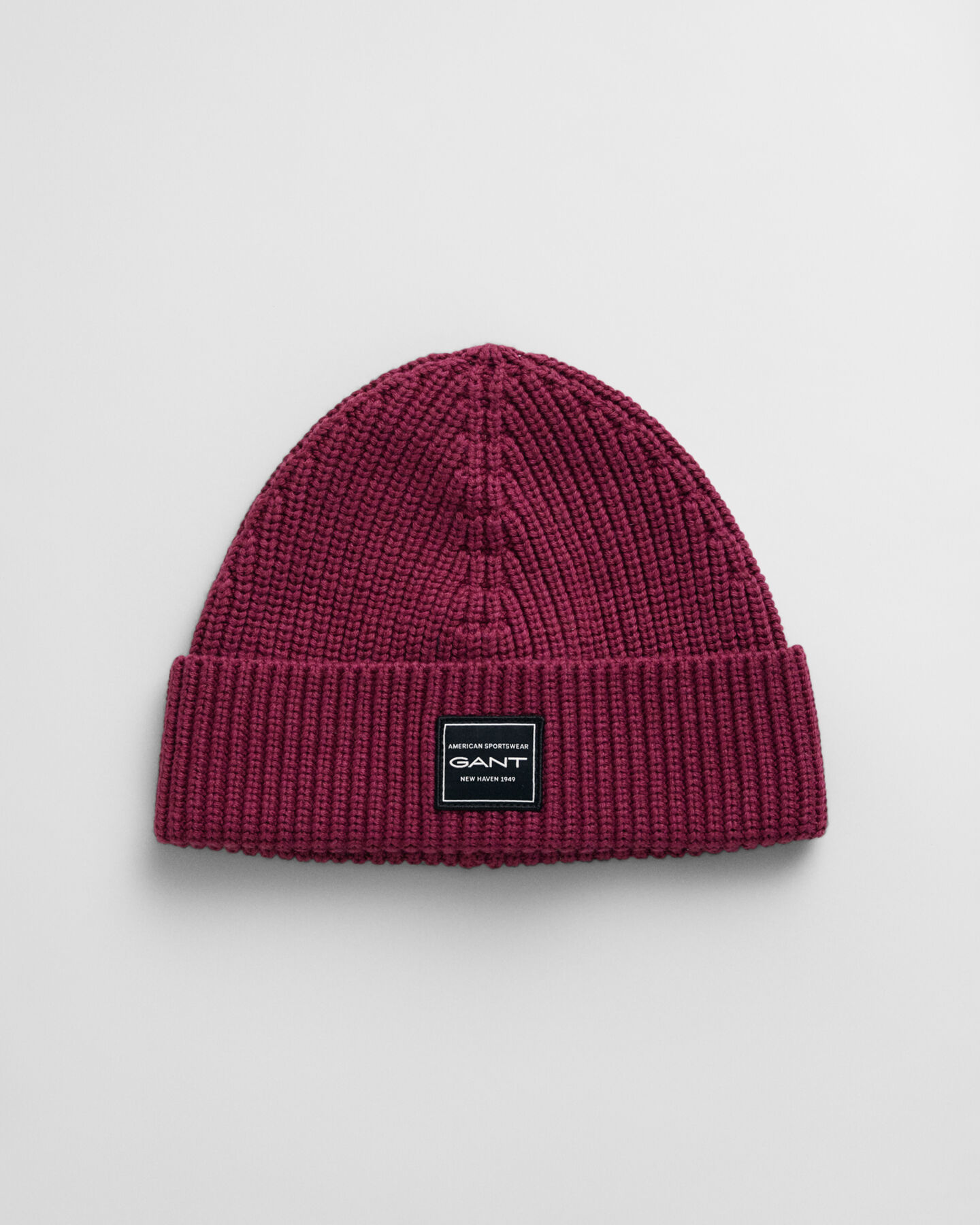 Gerippte Beanie aus Baumwolle