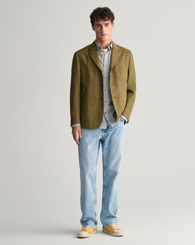 Regular Fit Baumwoll Sakko