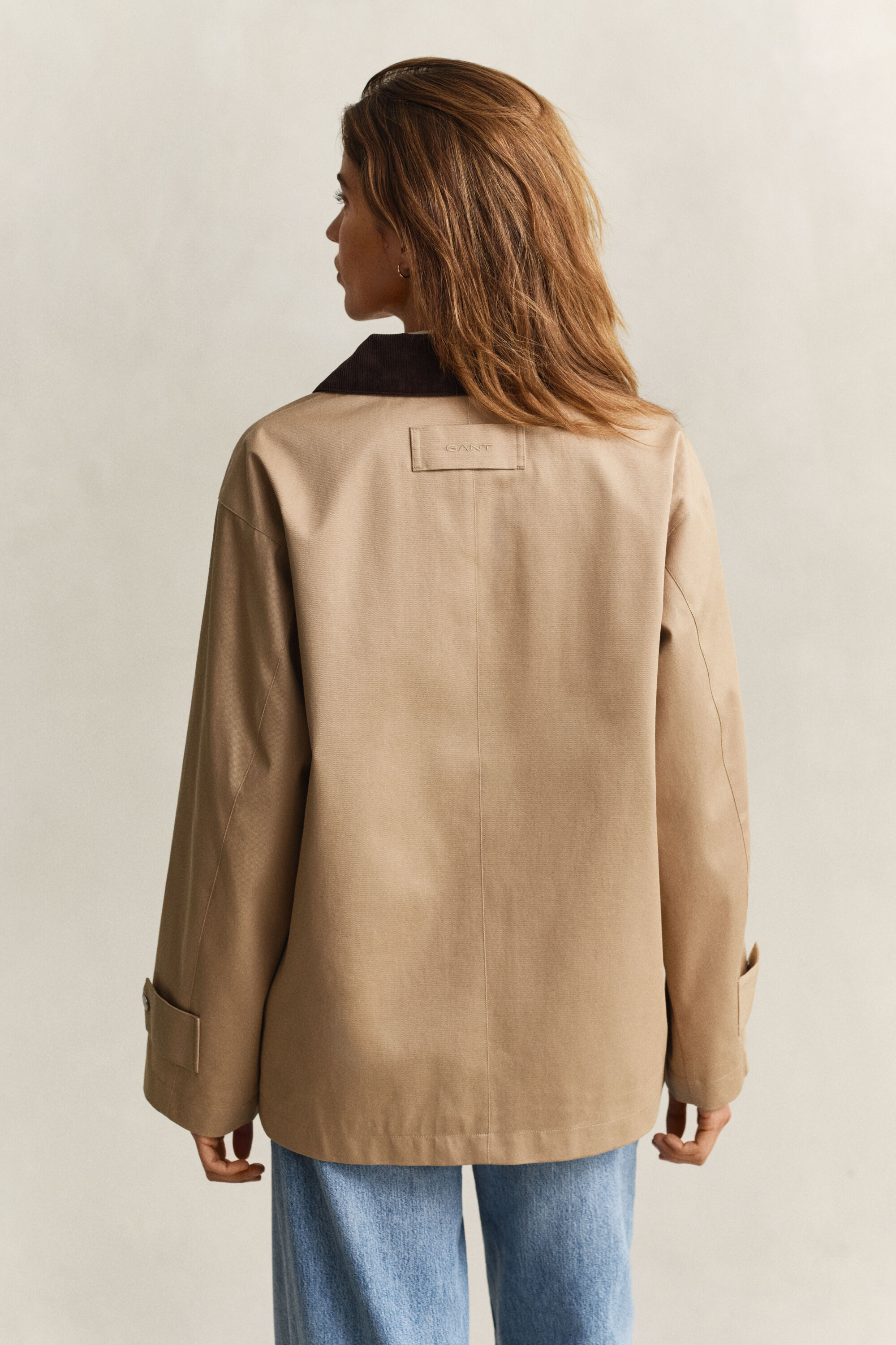 Decker-Jacke aus Baumwolle