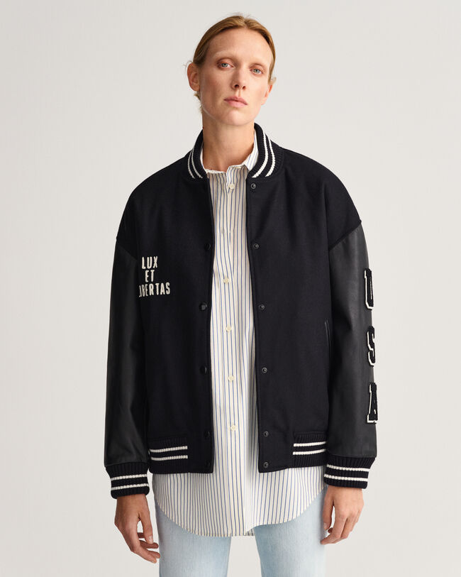 Oversized GANT Varsity Jacket