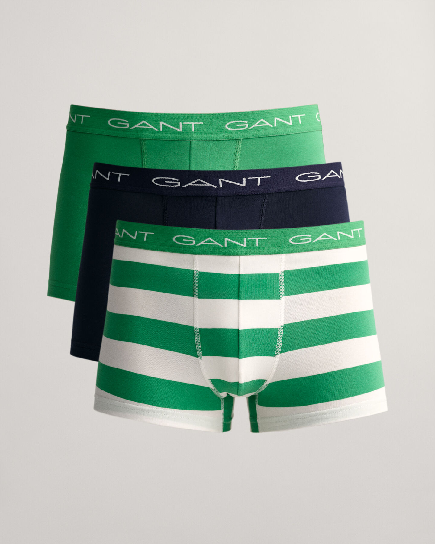 3er-Pack Rugby Boxershorts mit Streifen