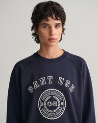 Oversized GANT USA Rundhals-Sweatshirt