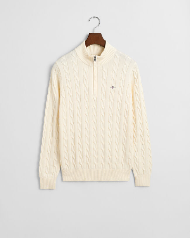 Teens Zopfstrick Troyer aus Baumwolle