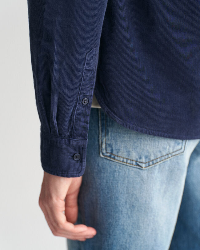 Regular Fit Cordbluse