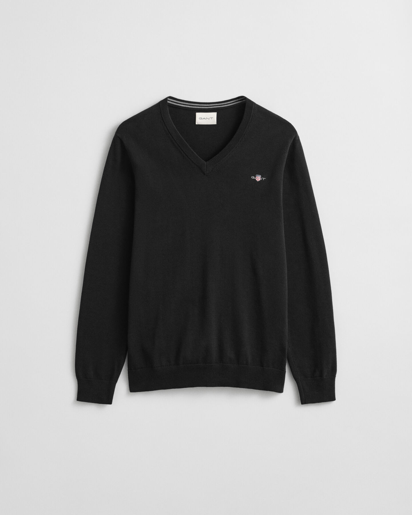 Klassischer V-Neck Pullover aus Baumwolle