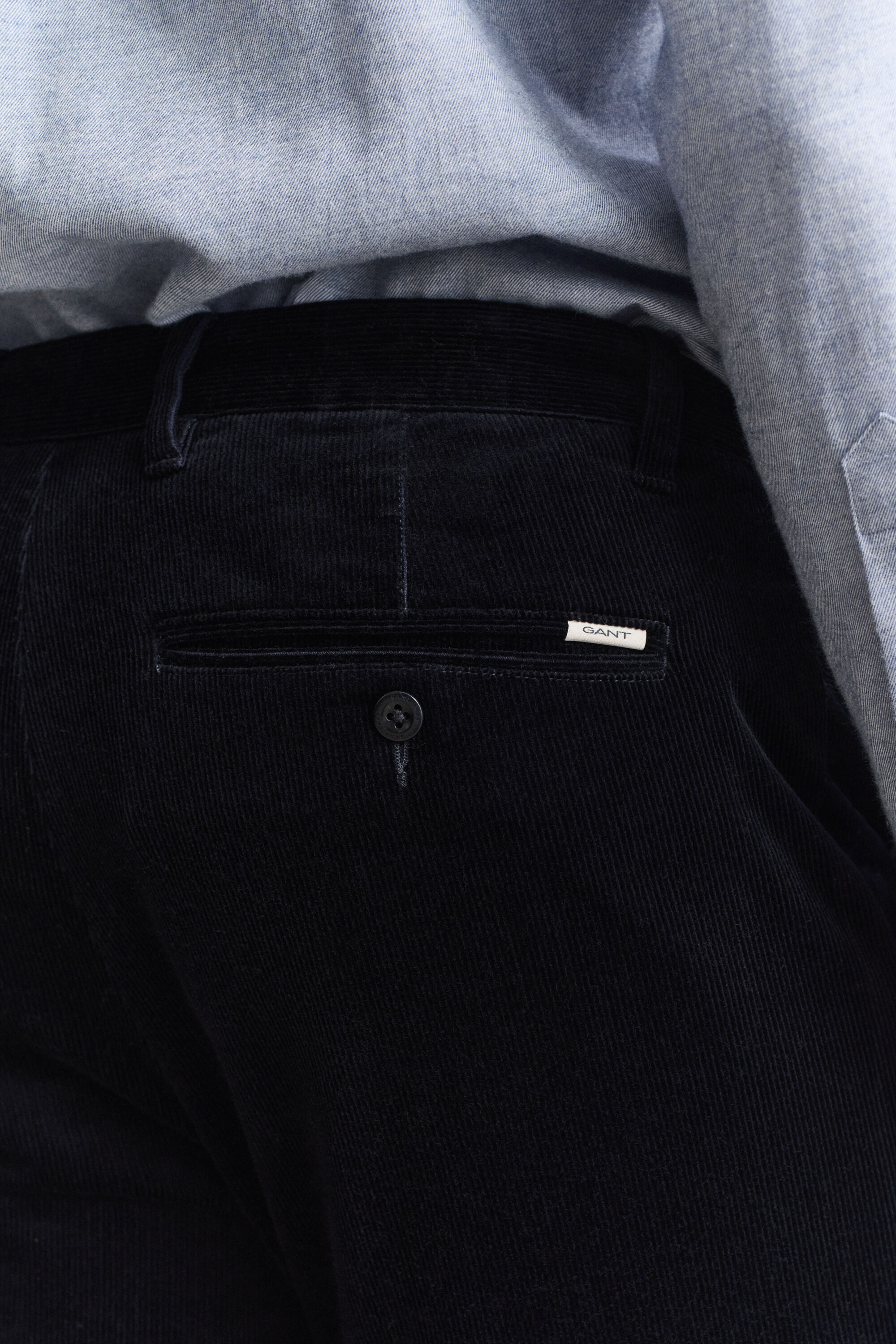 Slim Fit Cord Chinohose