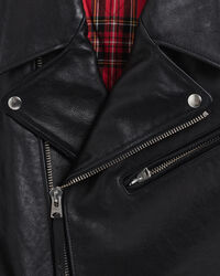 Bikerjacke aus Leder