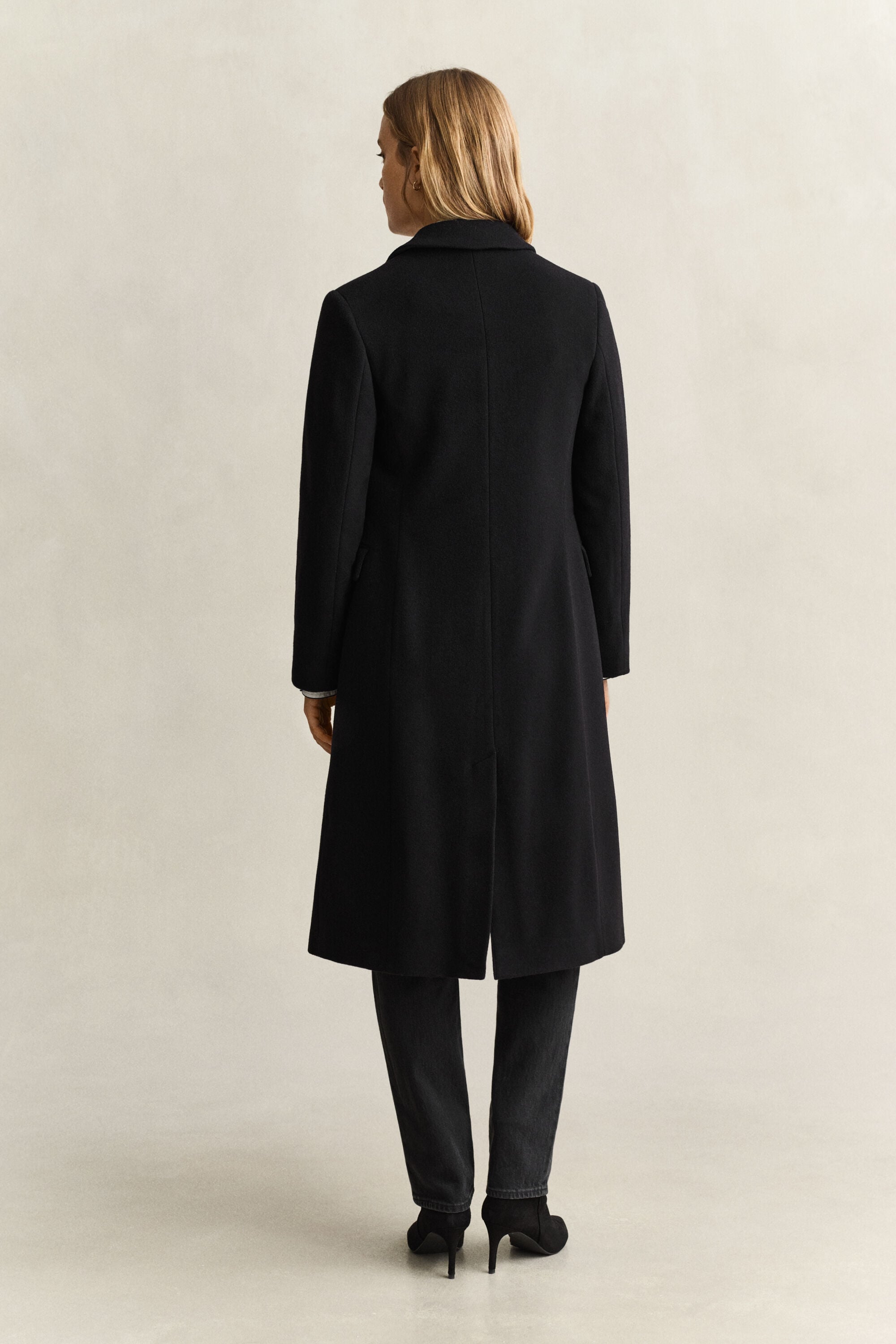 Wool Cashmere Blend Coat