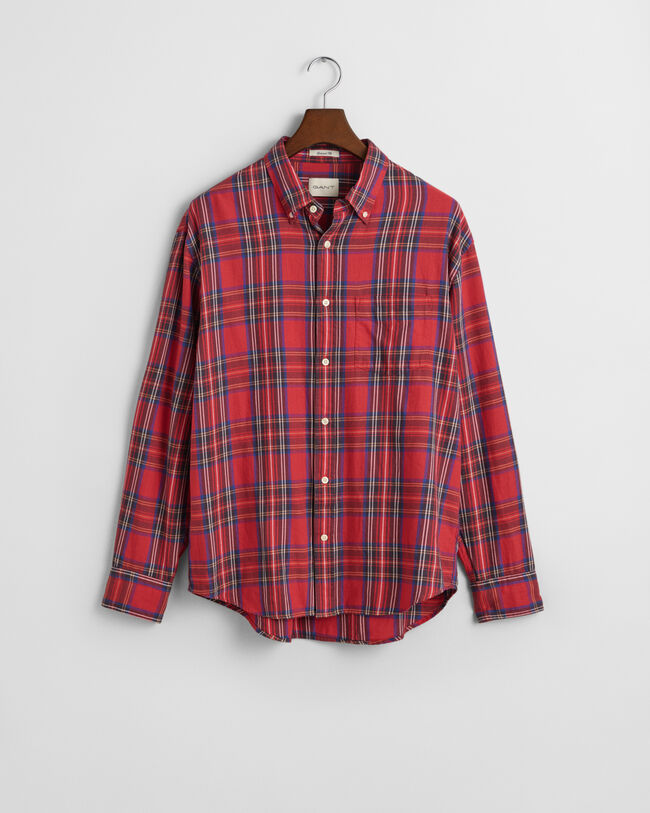 Relaxed Fit Tartan Hemd mit Karomuster