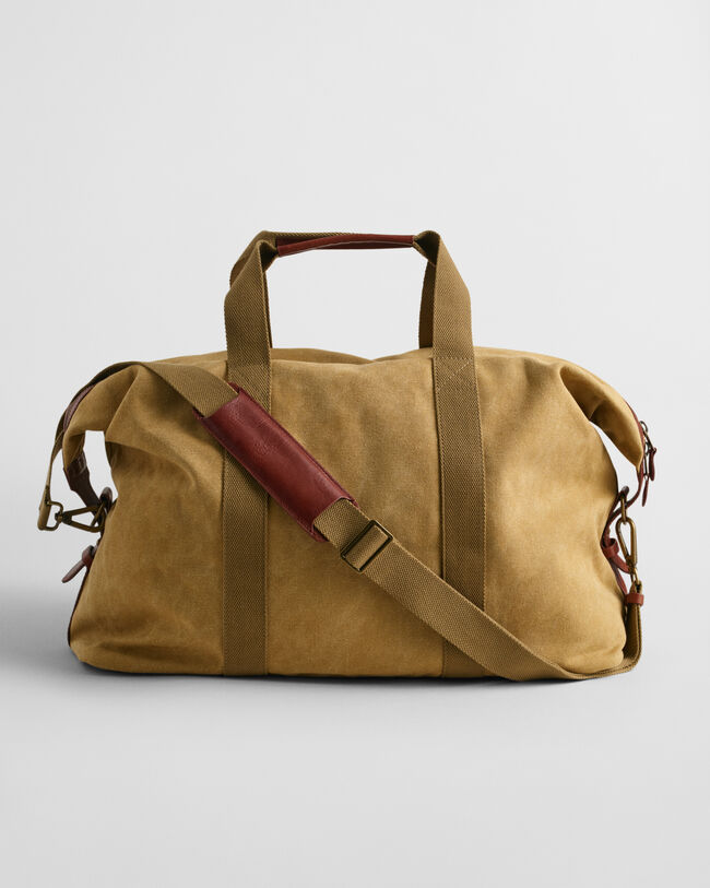 Washed Duffel Bag aus Canvas