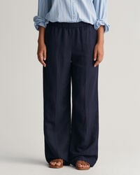 Relaxed Fit Leinenmix Pull-On Hose