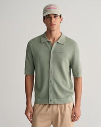 Kurzarmhemd aus Strukturstrick