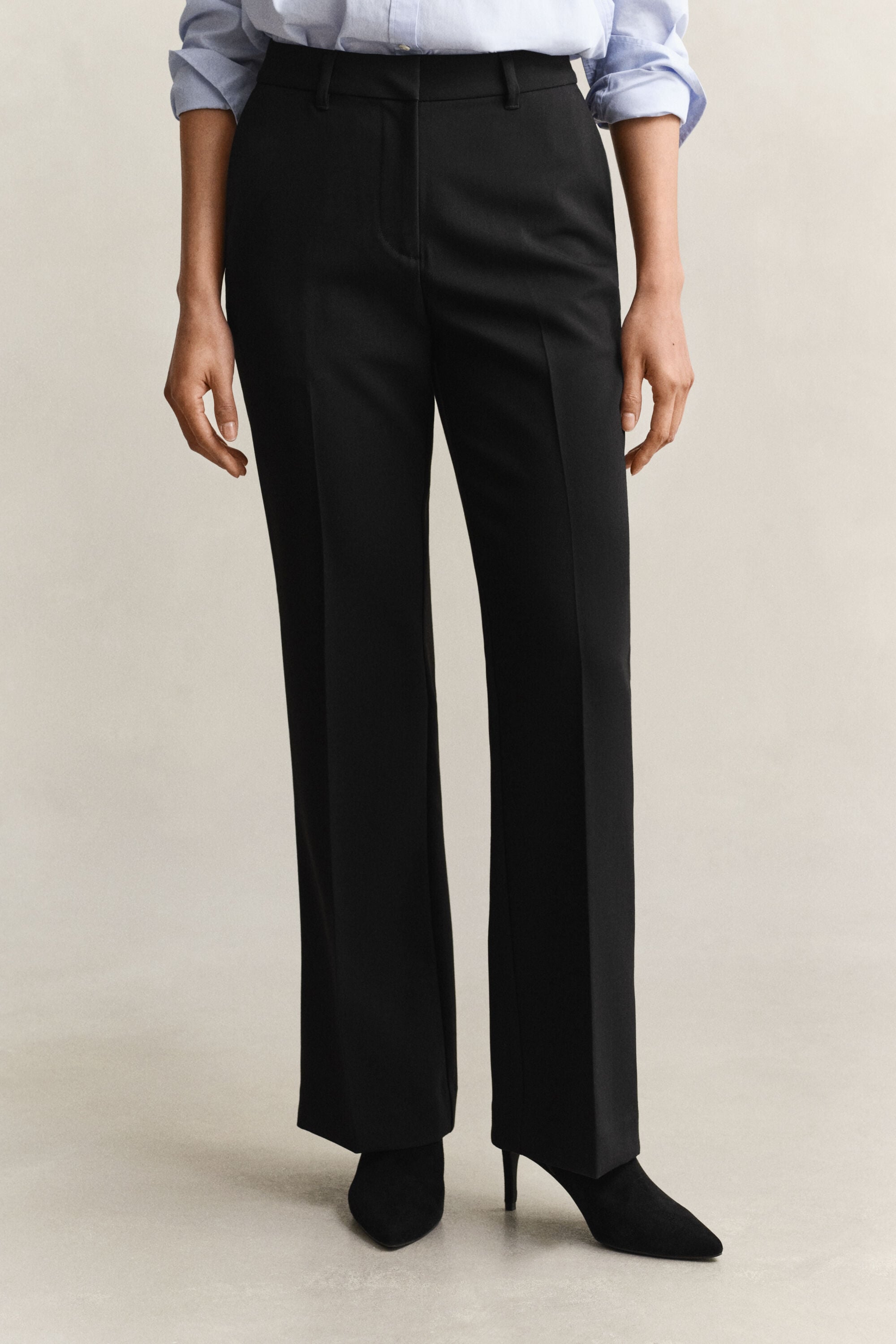 Slim Flared Slacks