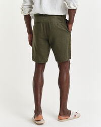 Relaxed Fit Leinen Shorts mit Kordelzug