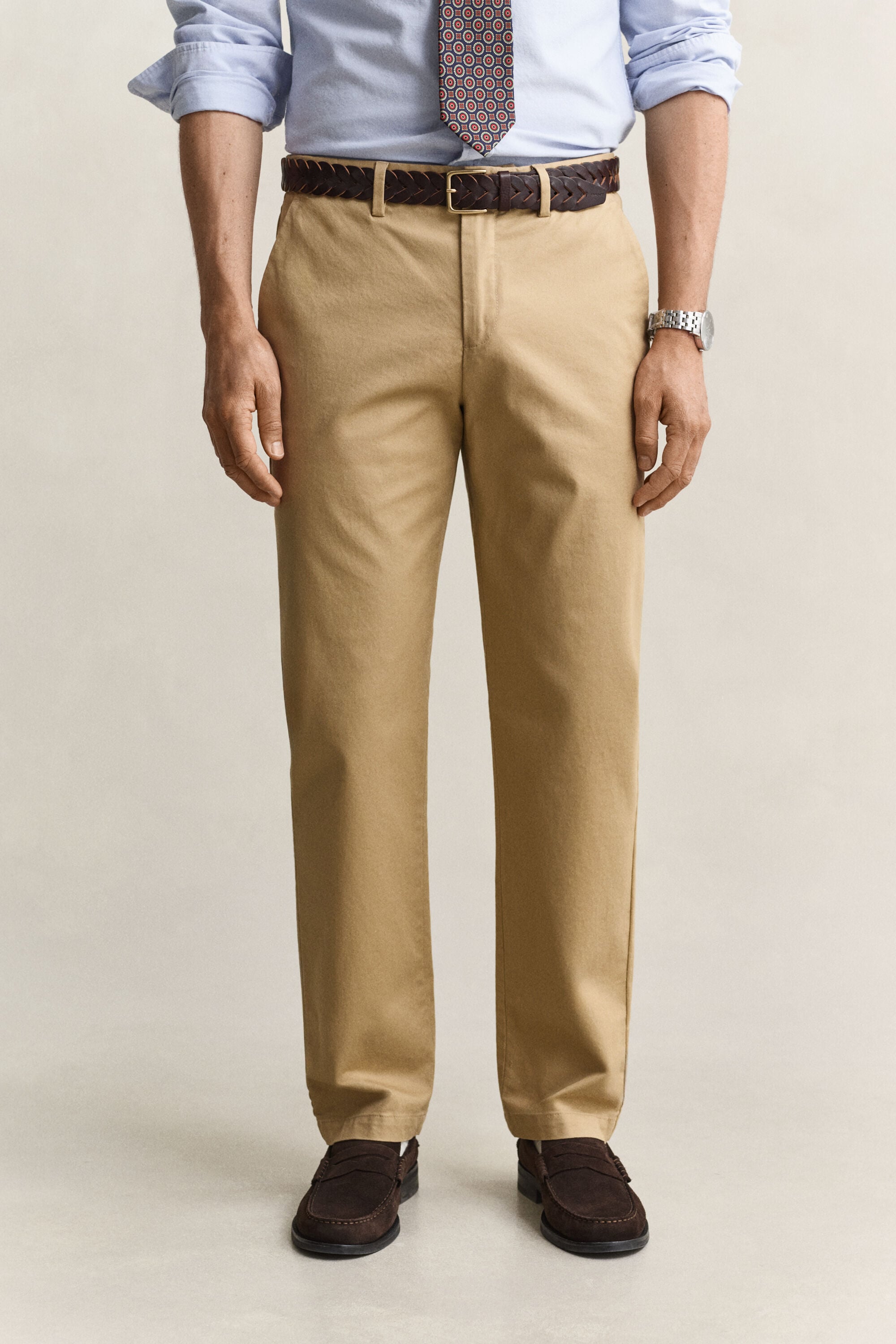 Elegante Regular Fit Chinohose