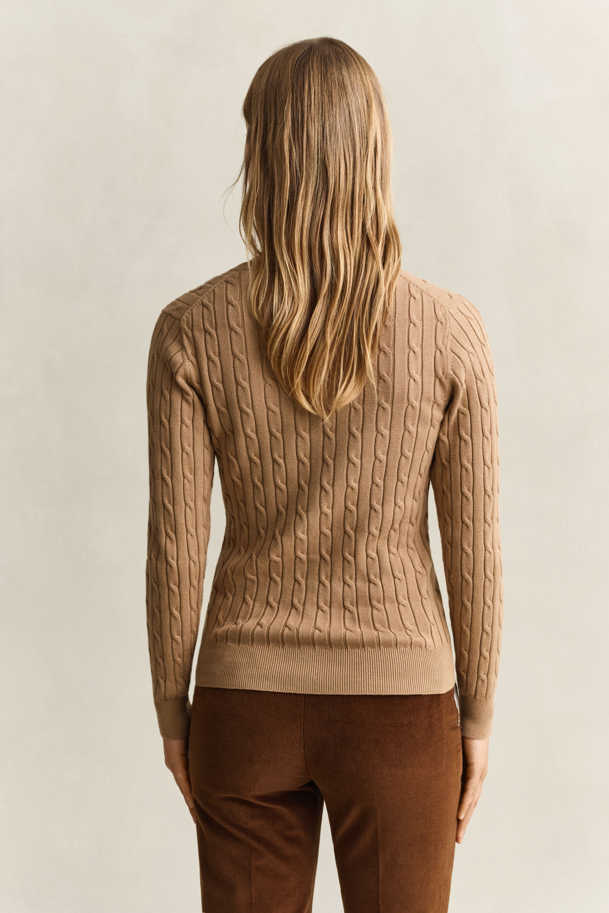 Cardigan en maille torsadée