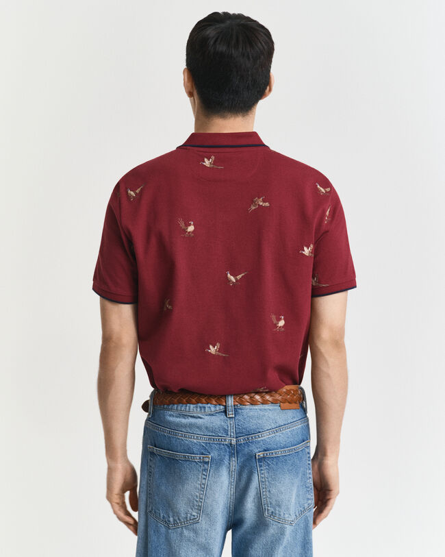 Poloshirt mit Stickerei