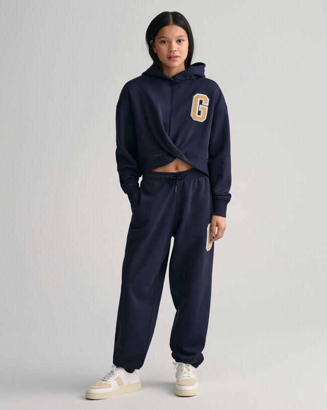 Teen Girls Hoodie mit gedrehtem Detail